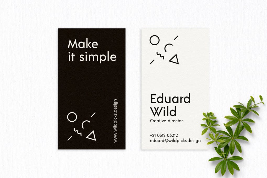 art director's pick of blogger business card #28