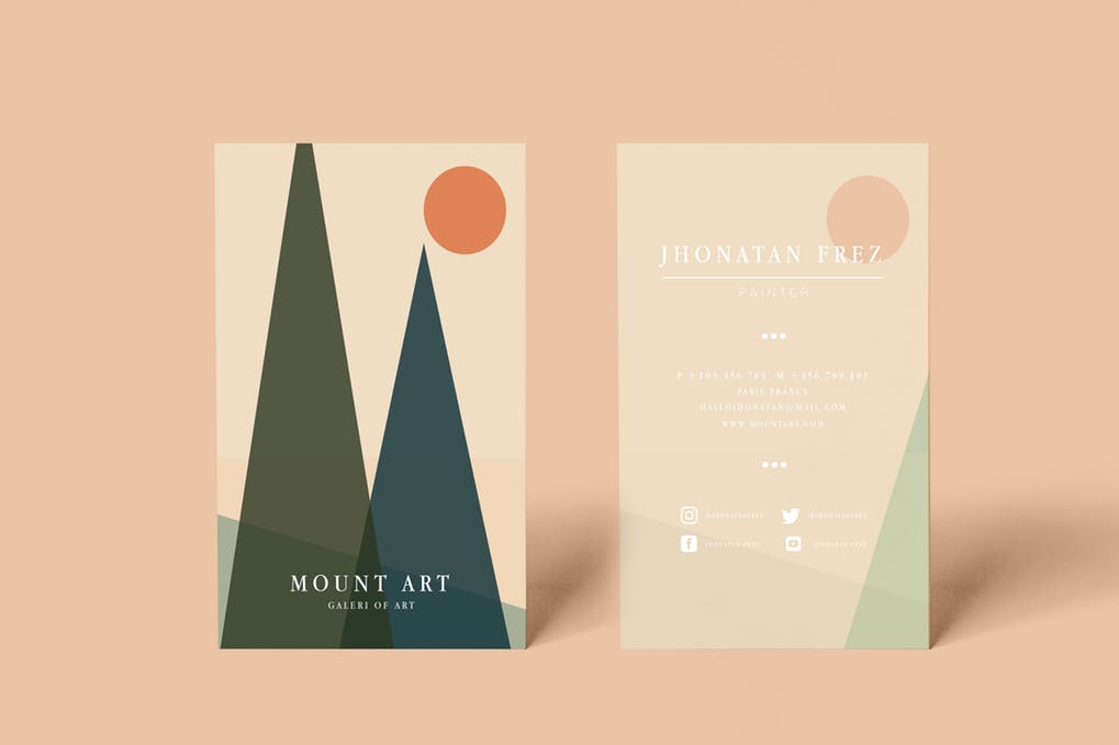art director's pick of blogger business card #42