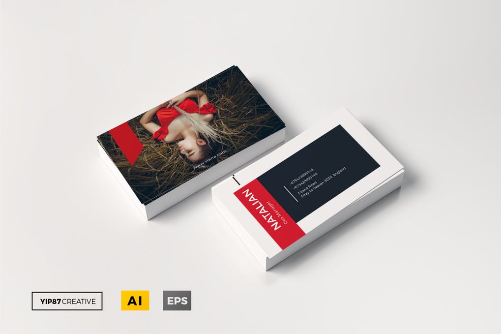 art director's pick of blogger business card #5