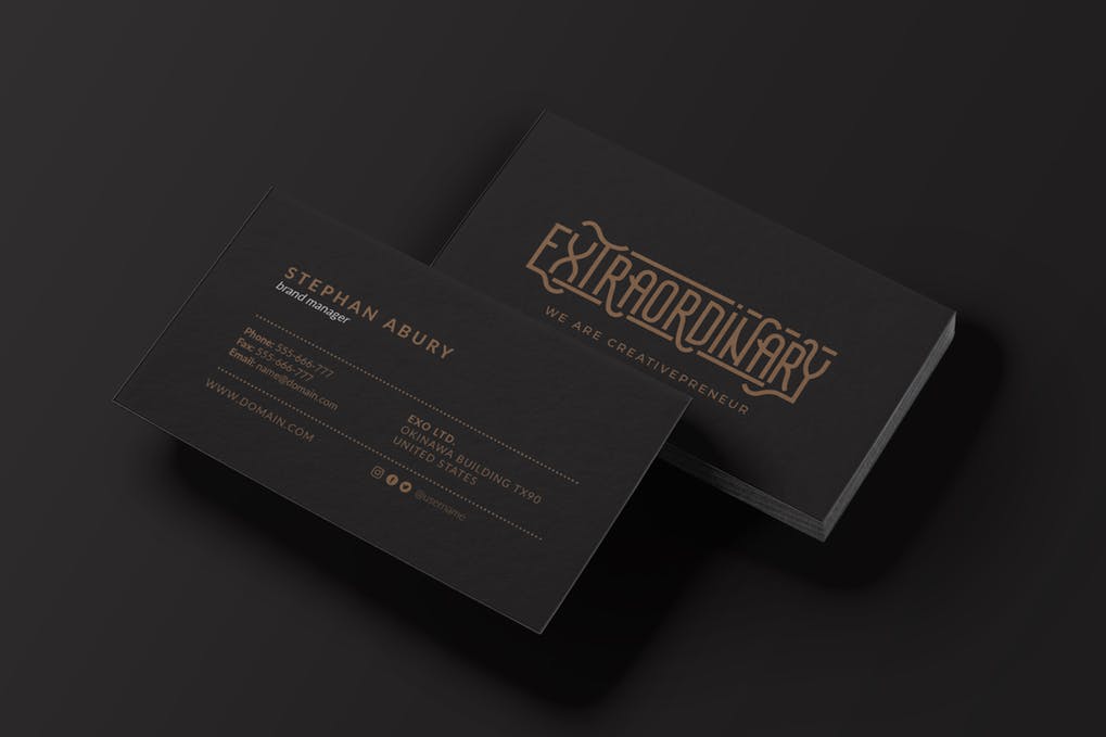 art director's pick of blogger business card #50