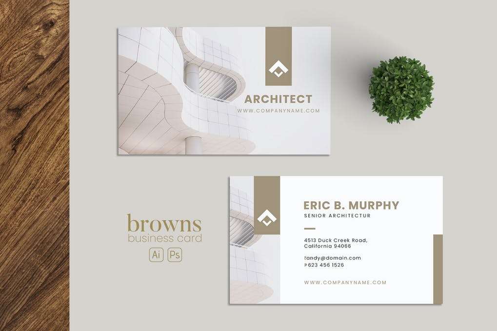 art director's pick of contractor business card #6