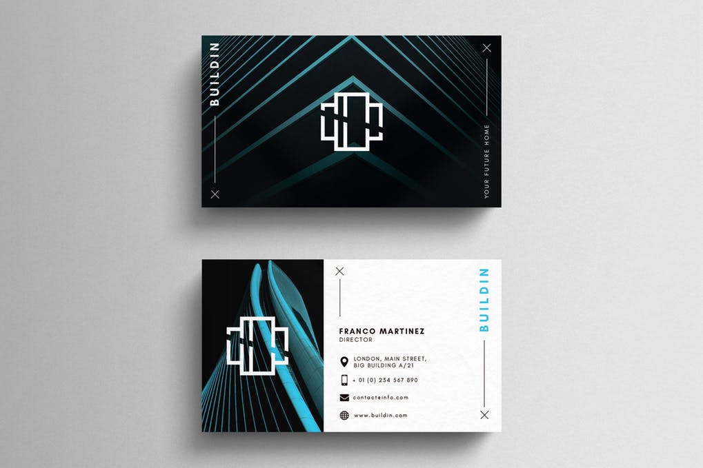 art director's pick of contractor business card #7