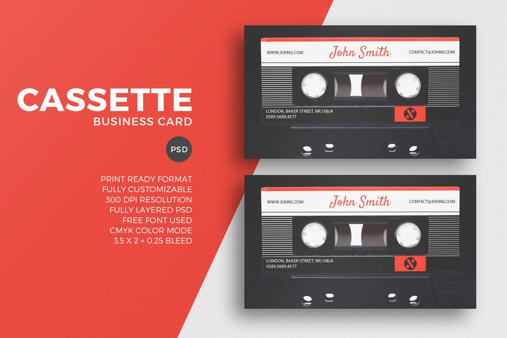 art director's pick of hipster business card #2