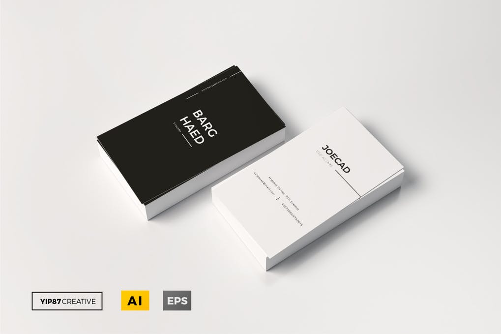 art director's pick of writer business card #17