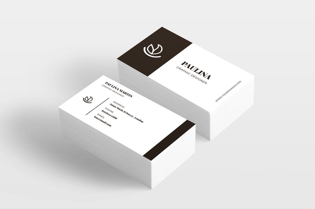 art director's pick of yoga business card #3