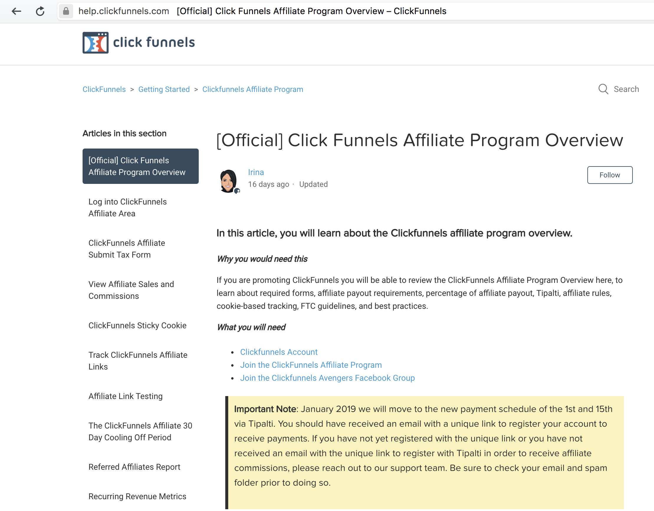 Click Funnels Affiliate Sneak Peek