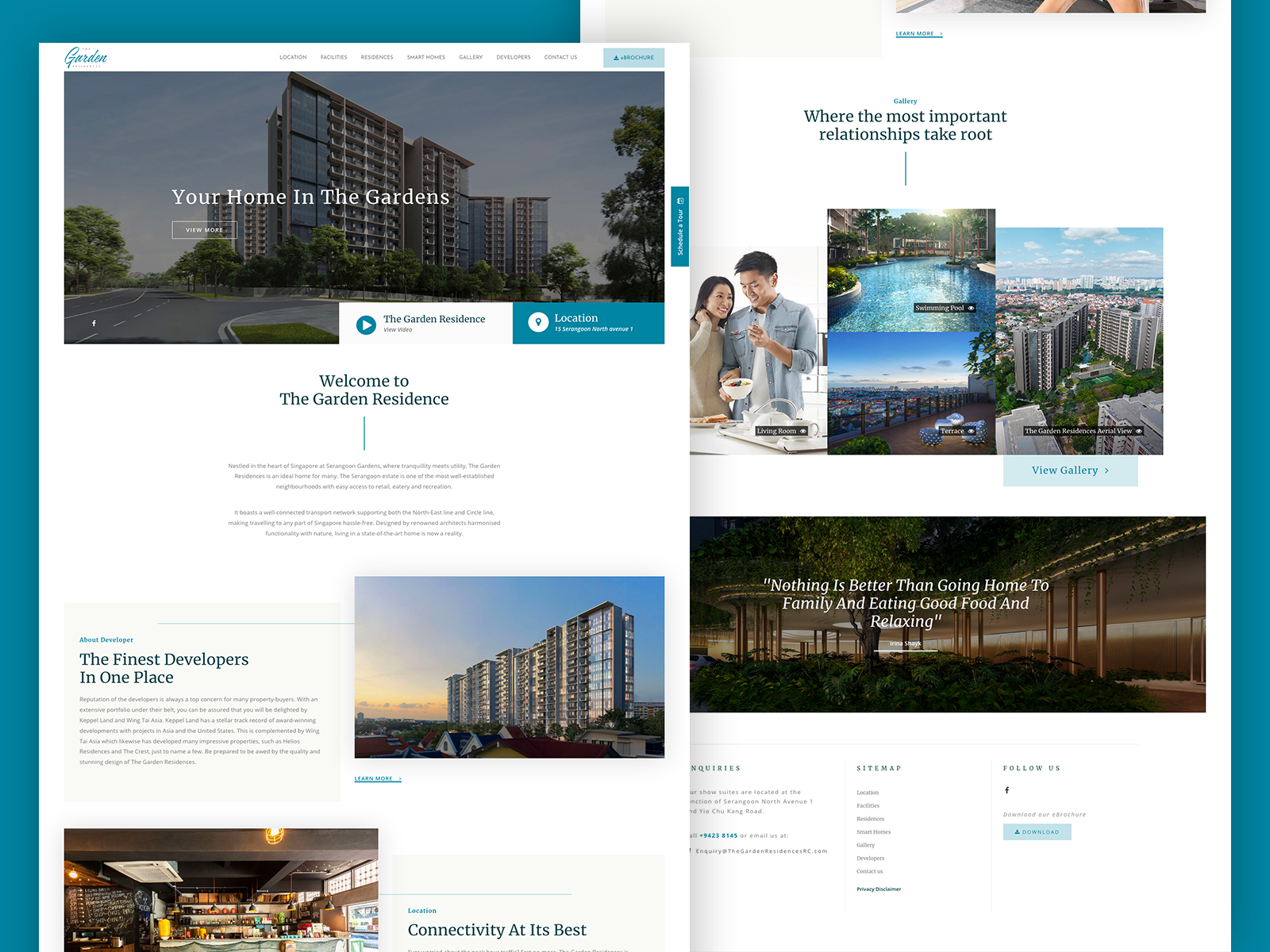 Real Estate Developer Website Example #2