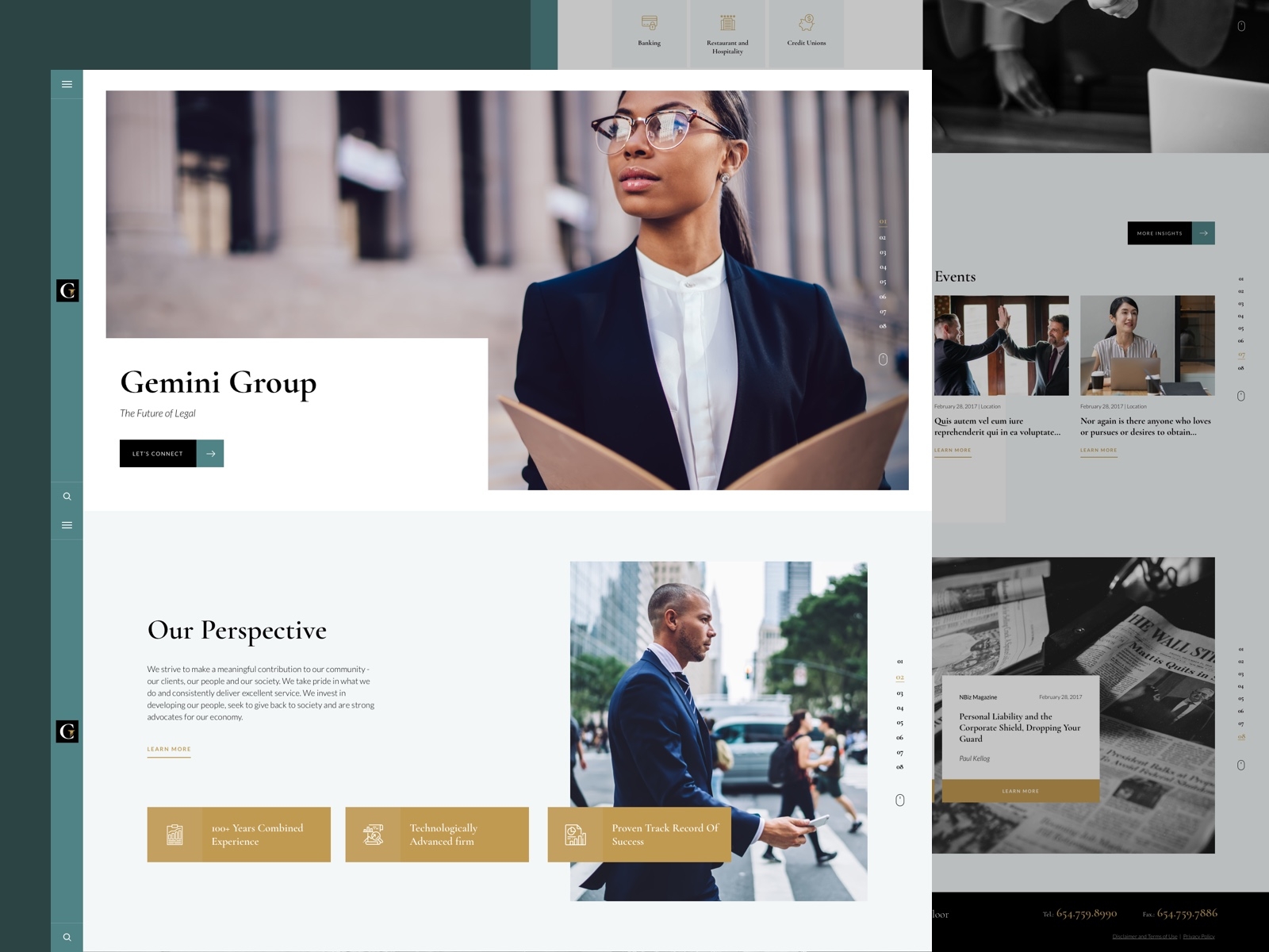 Solo Law Firm Website Example #2