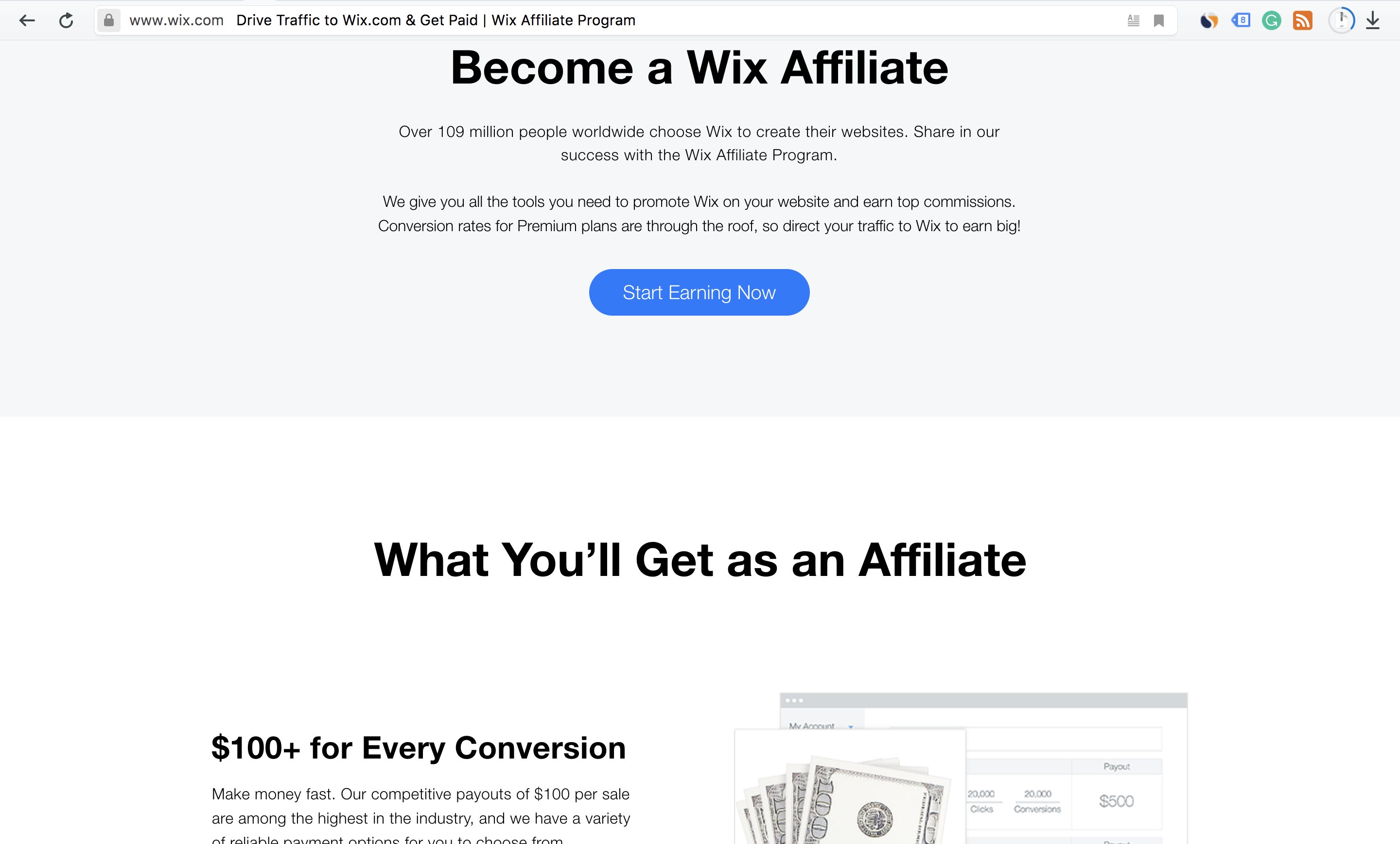 Wix's Affiliate Sneak Peek